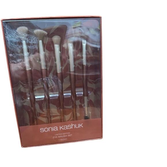 Sonia Kashuk Limited Edition Multicolor Eye Brush Set - 5 Pieces - Picture 1 of 4